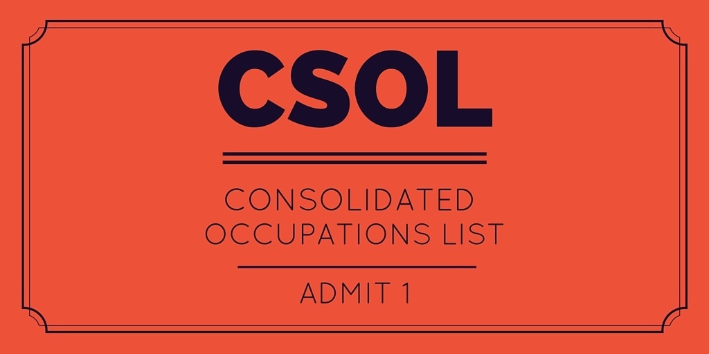 Image result for australia consolidated occupation list