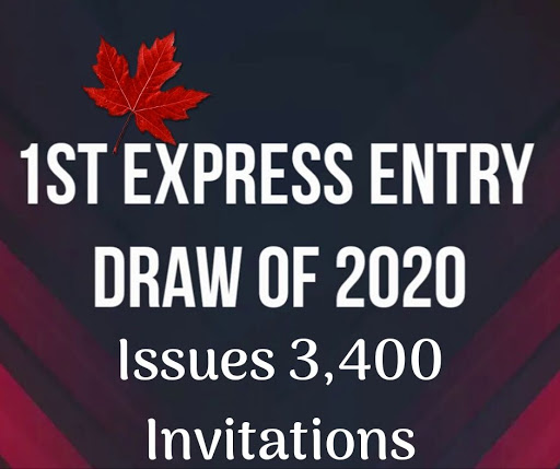First express entry draw 2020