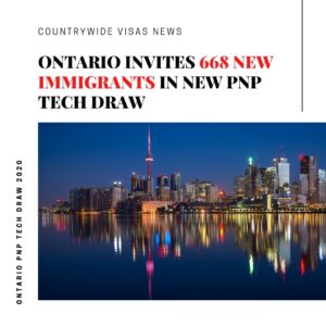 Ontario PNP Tech Draw 2020