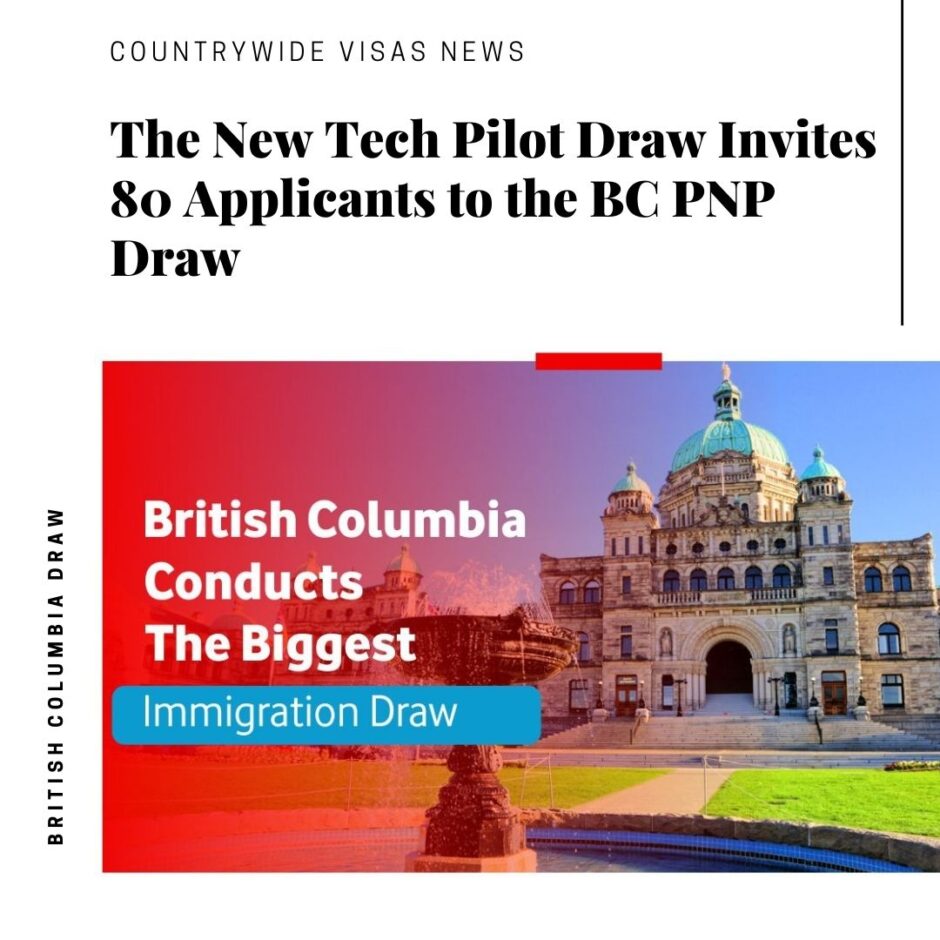 Visa British Columbia PNP Tech Draw 126 Immigration Invitations Issued,  Canada at Rs 87000/canada pr in New Delhi